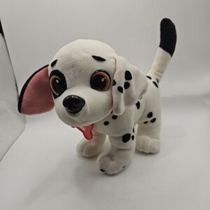 Mattel 101 Dalmations 8” Plush Stuffed Animal Puppy Dog Disney Vtg 1996 Two Tone